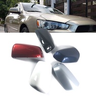 ฝาครอบกระจกมองหลังสำหรับ Mitsubishi Lancer EX 2009 2010 2011 2012อุปกรณ์เสริมกระจกมองหลังทาสีกรอบสี