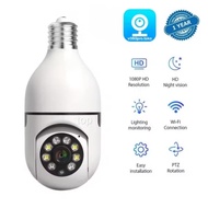 CCTV Lamp V380 Pro Wifi CCTV Camera Bulb 360 PTZ IP