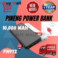 100% ORIGINAL PINENG POWER BANK PN-972 10000mAh PowerBank  Fast Charge Powerbank PN972 PN962