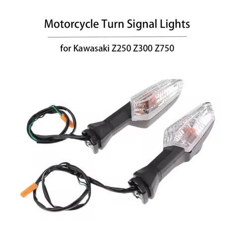for Kawasaki Z250 Z300 Z750 Ninja 300 EX300 NINJA 650 ER-6 FABS Motorcycle Turn Signal Lights Blinke