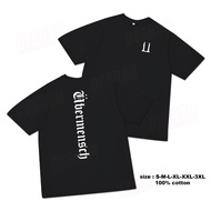 Korean kpop t-shirt Gdragon Ubermensch tour 2025 STRAIGHT SCREEN PRINTING VERSION back 100% COTTON