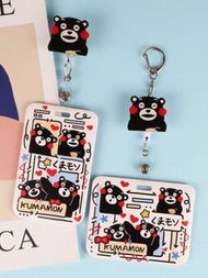 Kumamo 熊本熊 卡通 可伸縮 掛繩 卡套 證件套 八達通套 學生證 員工證 信用卡