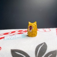 阿拉善 碧玉 九尾狐姬雕刻 DIY手鍊配件 生活美滿 安泰祈願