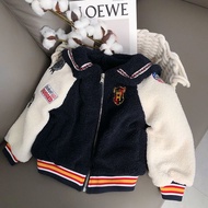Teddy Bear Lamb Fleece Coat Autumn Winter Children Fashion Sweater Baby Bomber Fashion Childrens Boutique Clothing Cute Jacket