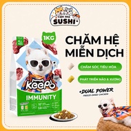 KEEPO K4 Dog Food - Goat Milk Improves immunity, DHA, Vitamin D3 for brain development & bones