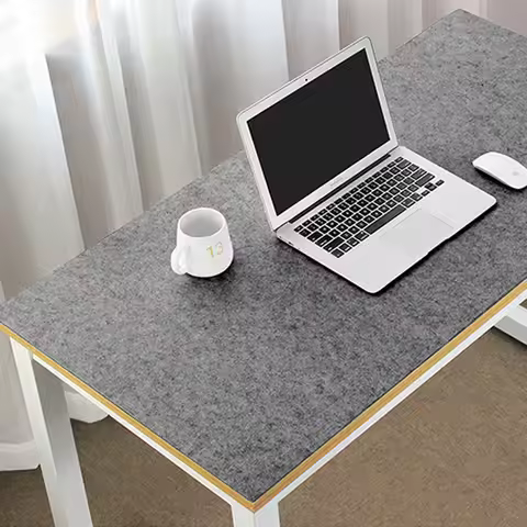 Office Computer Desk Mat Large 80x40/120x60cm Table Keyboard Mouse Pad Wool Felt Laptop Mats Cushion