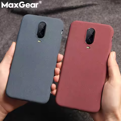 Ultra-Thin Sandstone Case For Oneplus 7 7T Pro Luxury Vintage Matte Covers For Oneplus 6T 6 5T 5 One