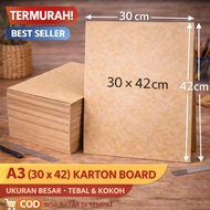 [5 pcs] Ukuran A3 30 x 42 cm Karton board yellow board Karton Grey Board Tebal – Alas Photocard Kpop