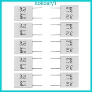 KOKO 10 pcs 0 1R 5 for W 5% Cement Resistor 0 1Ohm Non-Inductive Resistor BPR56