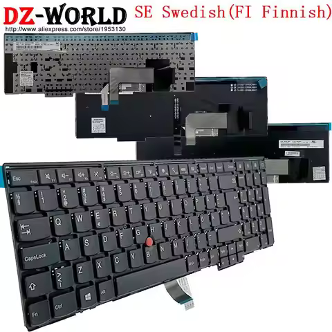 SE Swedish FI Finnish Keyboard for Lenovo Thinkpad P50S T560 W540 T540P W541 T550 W550S L540 L560 L5