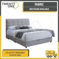 ERIN  FABRIC BED FRAME (SINGLE / S.SINGLE / QUEEN / KING SIZE AVAILABLE)