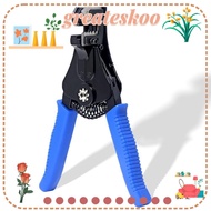 GREATESKOO Wire Stripper, Automatic Blue Crimping Tool, Durable High Carbon Steel Wiring Tools Cable