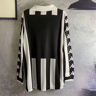 Retro 99 00 Juventus Home Soccer Jersey 1999 Vintage Juve SHort / Long Sleeves Men Football Shirt ชุ