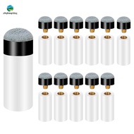 Billiard Cues Tips with Pool Cue Stick Ferrules Screw-on Billiard Pool Cue Stick Tips 12mm Pool Stic