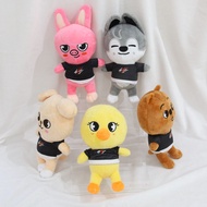 ✿✹5PCS/SET Skzoo Figure plush toys Cartoon Stray Kids skzoo Leeknow Hyunjin Wolf Chan Figures Soft P