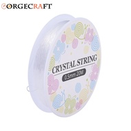 20rolls Elastic Thread Stretchy String Bead Cord for Beaded Jewelry Making Clear 0.5mm 21.87 yards(2