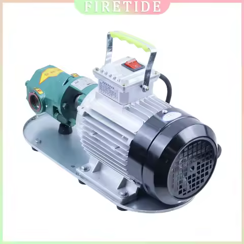 WCB-75 Self-Priming Gear Oil Pump Portable Cast Iron High Temperature Electric Gear Pump 750W Small