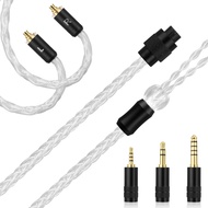 MMCX Audio Cable with 2.5mm/3.5mm/4.4mm Plug Compatible with Shure SE215 SE315 SE846 SE535 SE425 LZ