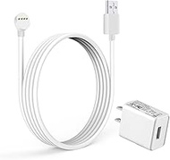 Power Adapter for Google Nest Cam (Battery) – 16ft/5m Weatherproof Outdoor Charging Cable for Contin