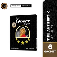 (Kemasan Baru) Tissue Magic Lovers for Men 1 Pack Isi 6 Sachets | Tissue Super Magic Man | Tisu Magi