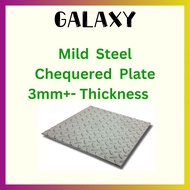 Mild Steel Chequered Plate 3mm+- Thickness / Besi Checker Plate / Besi Papan Bunga / 花纹铁板