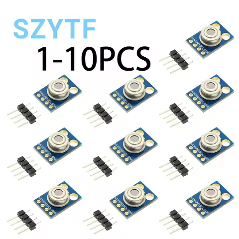 1-10PCS MLX90614 GY-906 Infrared Temp Sensor – Non-Contact IR Module with I2C for Arduino, Medical &