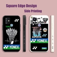 Casing For Huawei Y6P Y7 Y7A Y6 Pro Honor 50 Lite 2019 Yonex Badminton Racket Collage OAP03 Phone Case Square Edge