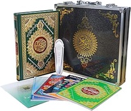 AIPEBANI Quran Pen, Digital Pen Talking Reader Rechargeable Quran Book Read Pen with Multilingual 25 Reciters, Aluminium Box Packaging, Muslims Gift Ramadan Gift