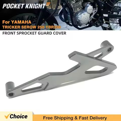 For YAMAHA XT250 SEROW 250 XG250 TRICKER 250 YBR250 FZ-25 Front Sprocket Guard Cover Chain Protectio