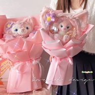預購 linabell 公仔 畢業 七夕 花束 送禮 生日 情侶 禮物 情人節 送禮 週年紀念 收藏 linabell公仔