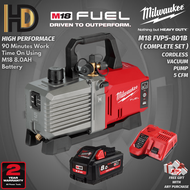 Milwaukee M18 FVP5 Fuel 5 CFM Vacuum Pump / Milwaukee Air Cond Vacuum Pump / 5 CFM Vacuum Pump / 2 Y
