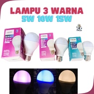 VOLTO A6 15W, ENDORA A6 10W, VOLTO A6 5W - 3 COLOR LED LAMP