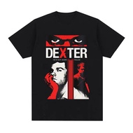 Dexter Morgan T-Shirt From The TV Play Series Men's And Women's Clothing Casual Cotton Short-Sleeved