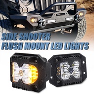 OVOVS Car Lighting Accessories 4x4 Offroad 3 inch 40w LED Work Light Pods Side Shooters Light for Tr