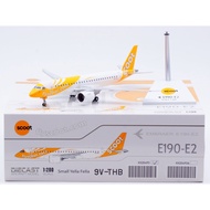 XX20493 Alloy Collectible Plane Gift JC Wings 1:200 Scoot Airlines Embraer E190-E2 Diecast Aircraft 