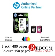 HP 680 Black / Tri-Colour Original Ink Advantage Cartridge
