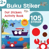 GROW N GLOW Activity Book - Dot Stickers | My First Activity Book Sticker Book Educational Children'