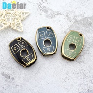 For Mercedes Benz A B C E G Class C200 C300 E350 W205 E260L GLK A45 AMG BGA 3 Buttons Car Key Case C