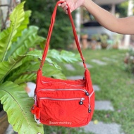 KIPLING SHOP ของแท้เบลเยี่ยม กระเป๋าสะพาย Kipling Gabbie Sunburnt orange