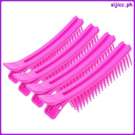 Colored Clip-in Hair Extensions Distribution Comb Clips for Dying Dyeing Sectioning  sijicc