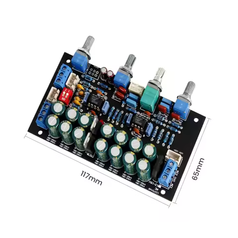 Pre-amplifier Tone Board JRC5532 OP AMP Preamp Volume Tone Control DIY Speaker Amplifiers Sound Audi