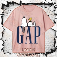 UNBR Men T-shirt GAP UNBR OFFICIAL Cartoon Character Snoopy Casual Streetwear Style