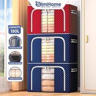 24L/66L/100L Foldable Storage Box Clothes Storage Box with Lid Waterproof Storage Storage Box with S