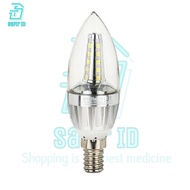 Lampu LED Bulb Candle Lampu Jantung Lampu Hias Lampu Lilin Cabe 5 watt - E27-Putih