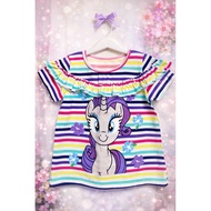 H&M Rainbow Pony Pattern Shirt Age Approximately 2-5 Years (Age May Not Be Straight) Recommended To 
