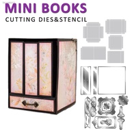 ✎✎ Spine and Binding Index Pages Edges Metal Cutting Dies For Mini Books Drawers File Folders Create DIY Crafts Stencil New 2022
