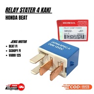 4-LEG STARTER RELAY VARIO 125/VARIO 150/BEAT FI/SCOOPY FI/CB 150/ Part Code: 38501-KVZ631
