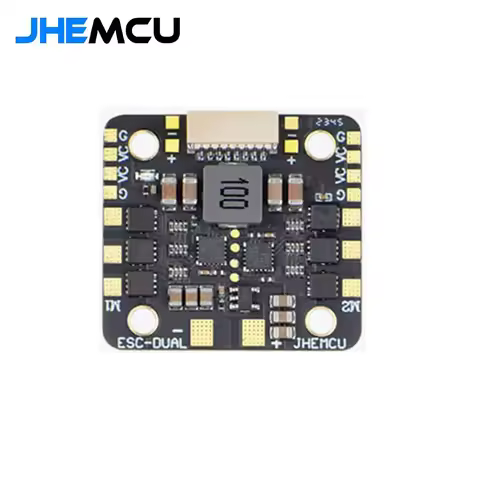 JHEMCU WING ESC-DUAL 40A BLHELI_S 2in1 40A ESC Built-in 5V BEC Current Meter 20X20mm 2-6S LiPo for R