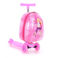 【TikTok】Factory Wholesale Children's Trolley Case Cartoon Luggage Children Scooter Trolley Case Can Be PrintedLOGO