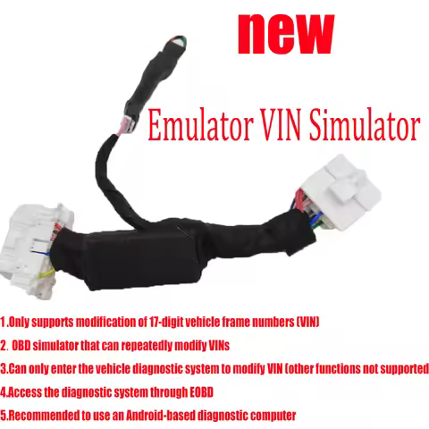 Car VIN Modification Simulator America Frame Number Modification 17 Digit OBD Simulator Work with An
